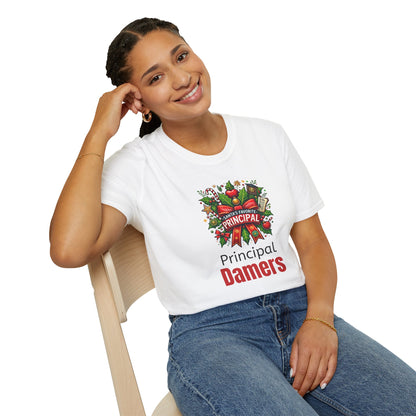 Santa’s Favorite School Principal Christmas Shirt | Unisex Tee