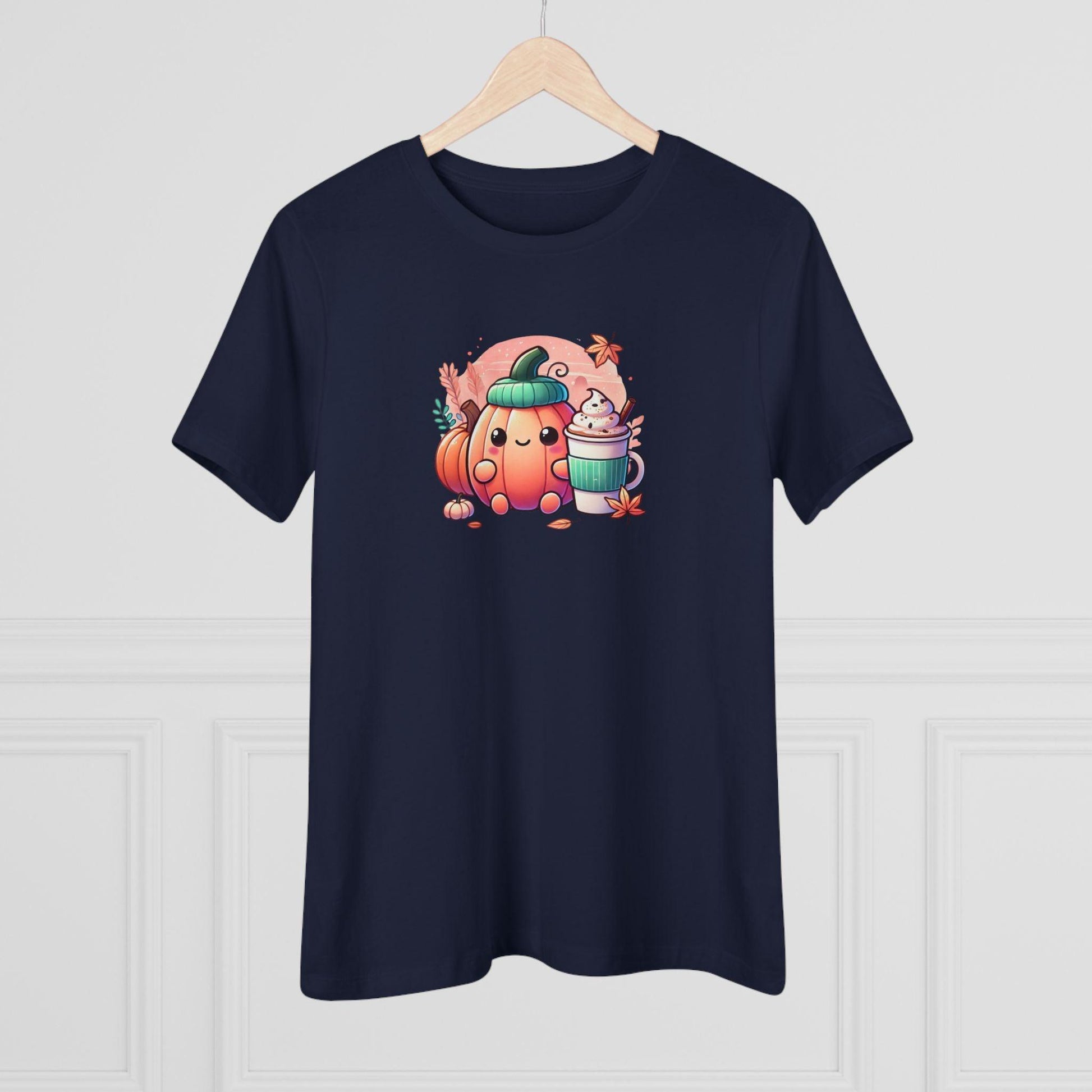Cute Pumpkin - Pumpkin Spice Latte - Women's Softstyle Tee - Whippie's