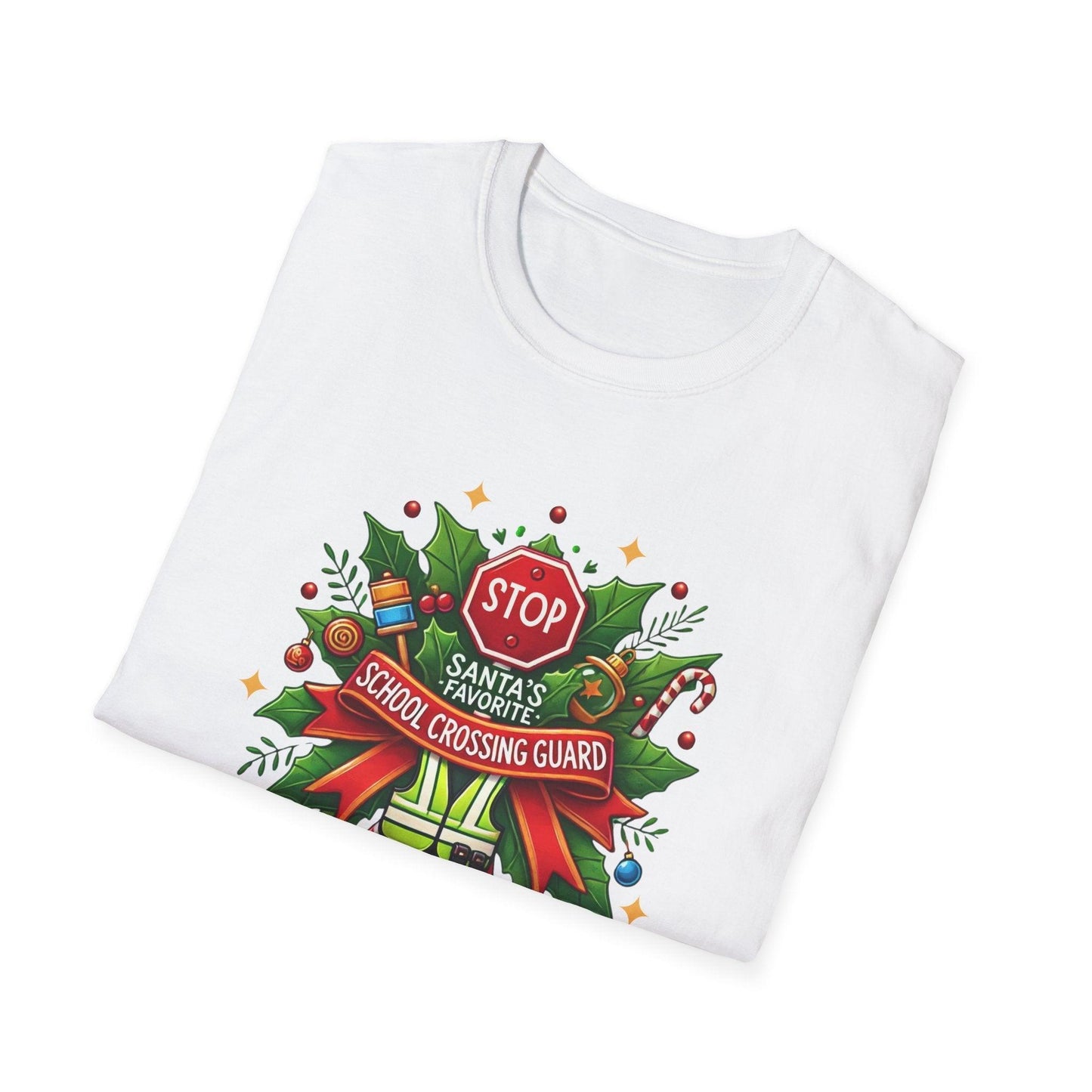 Santa's Favorite Crossing Guard Unisex Tee 🛑🎅 - Whippie's
