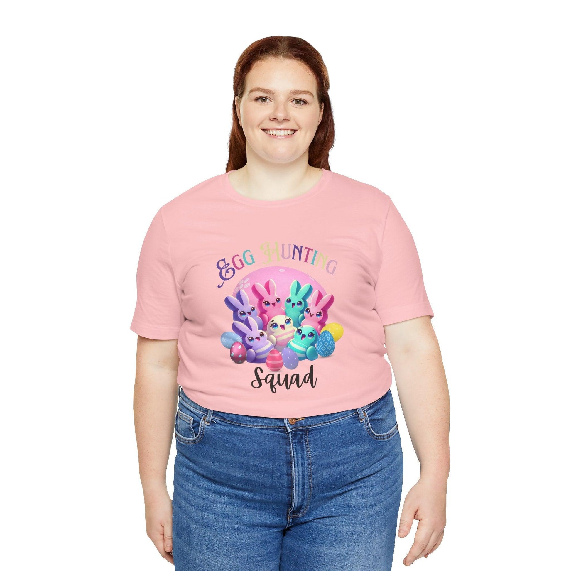 Egg Hunting Squad Unisex Jersey Tee - 🐣🐰 Hop into Easter Fun! 🐰🐣 - Whippie's