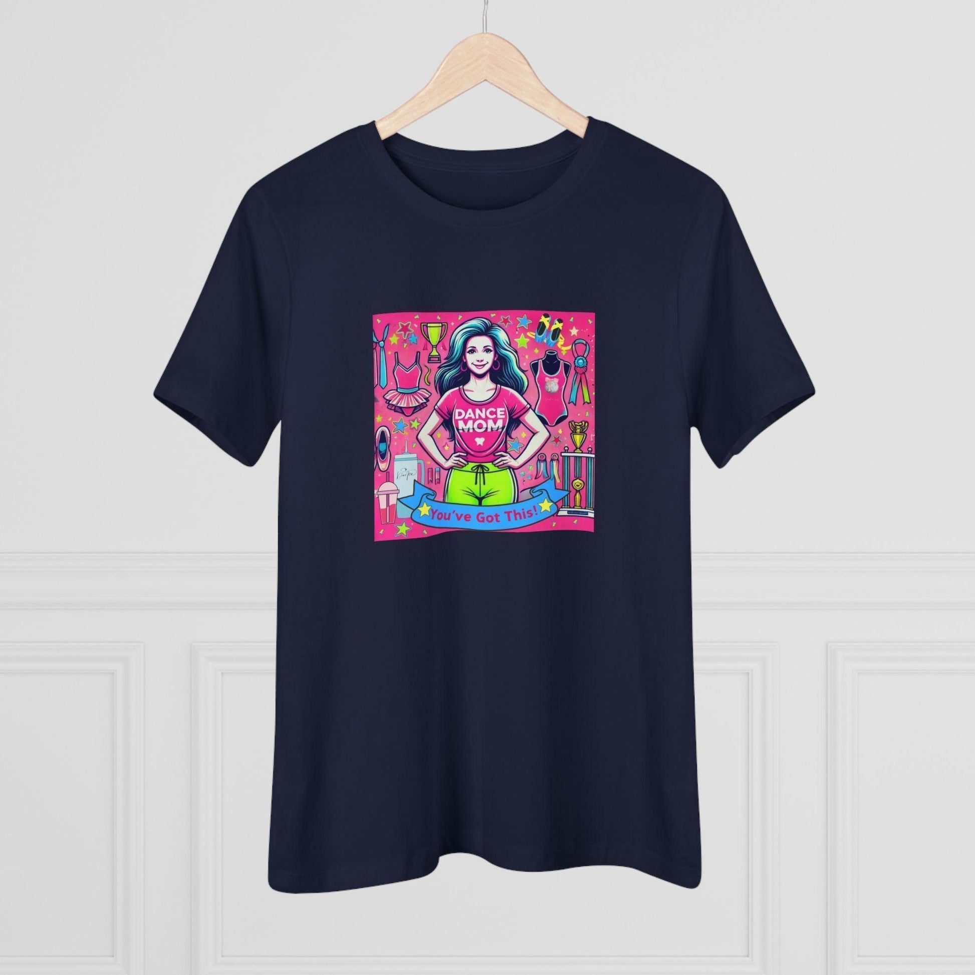 Dance Mom Magic (Brunette Mom) - A Colorful Celebration 🌈 - Women's Softstyle Tee - Whippie's