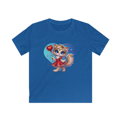 💖 Purr-fectly Cute 😻 Kids Softstyle Tee ✨ Adorable style for your little sweetheart! - Whippie's
