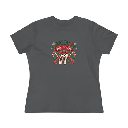 Santa's Favorite Dance Teacher Women's Softstyle Tee
