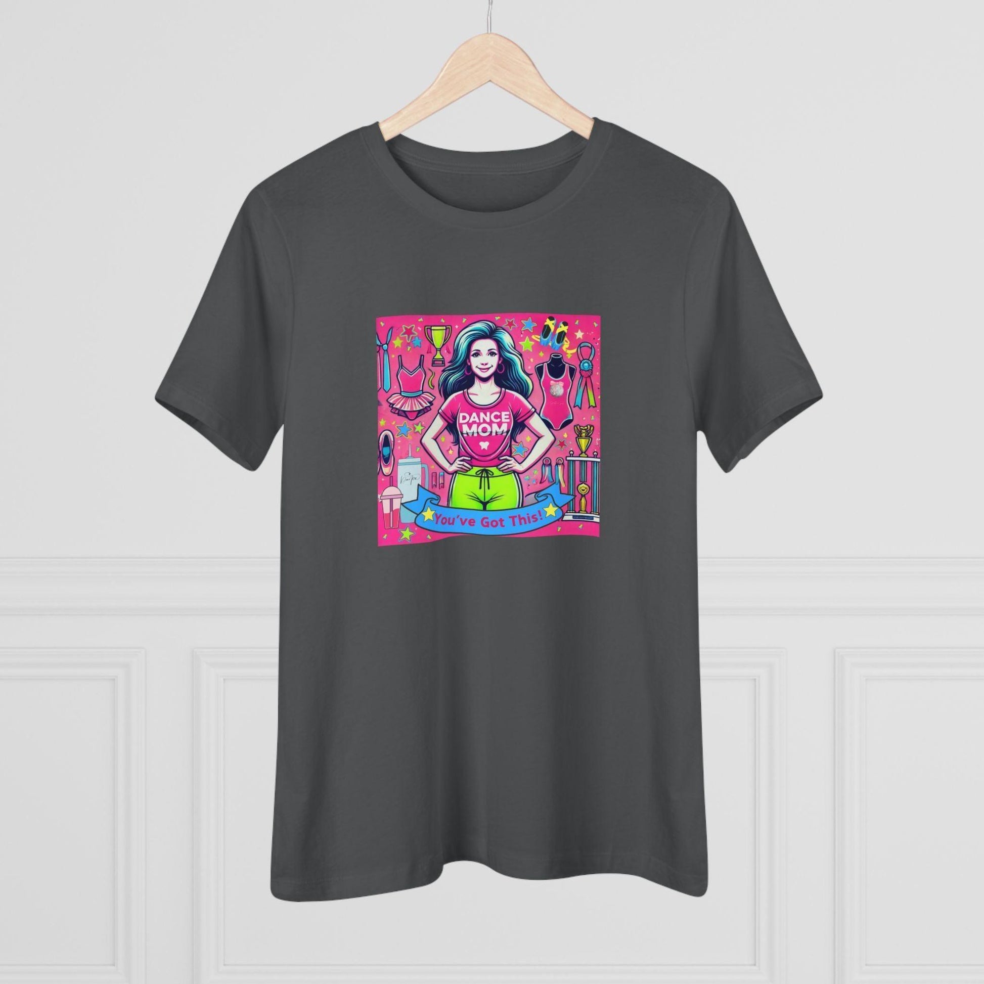 Dance Mom Magic (Brunette Mom) - A Colorful Celebration 🌈 - Women's Softstyle Tee - Whippie's