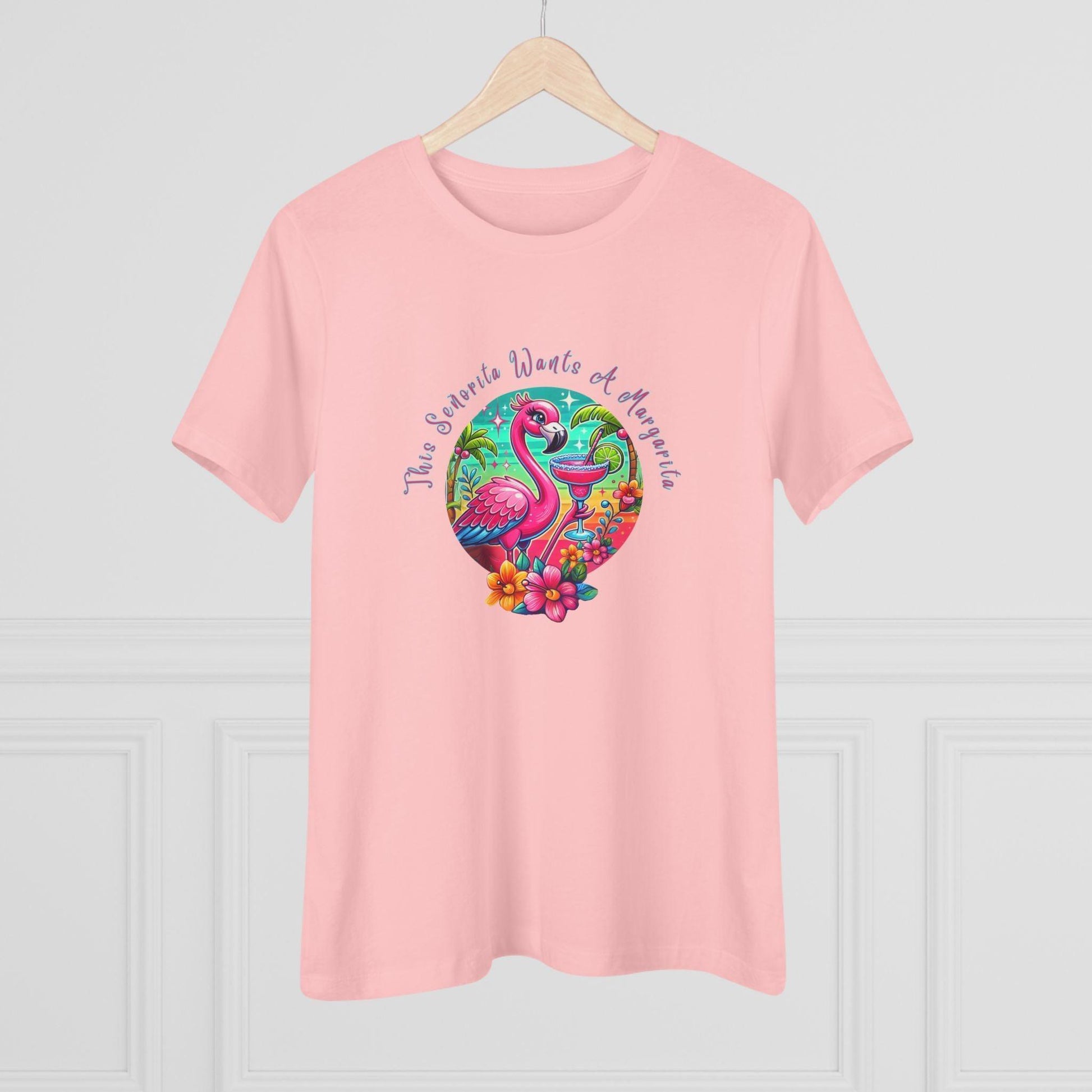 This Señorita Wants a Margarita - Women's Cotton Tee 🦩🍹 - Whippie's