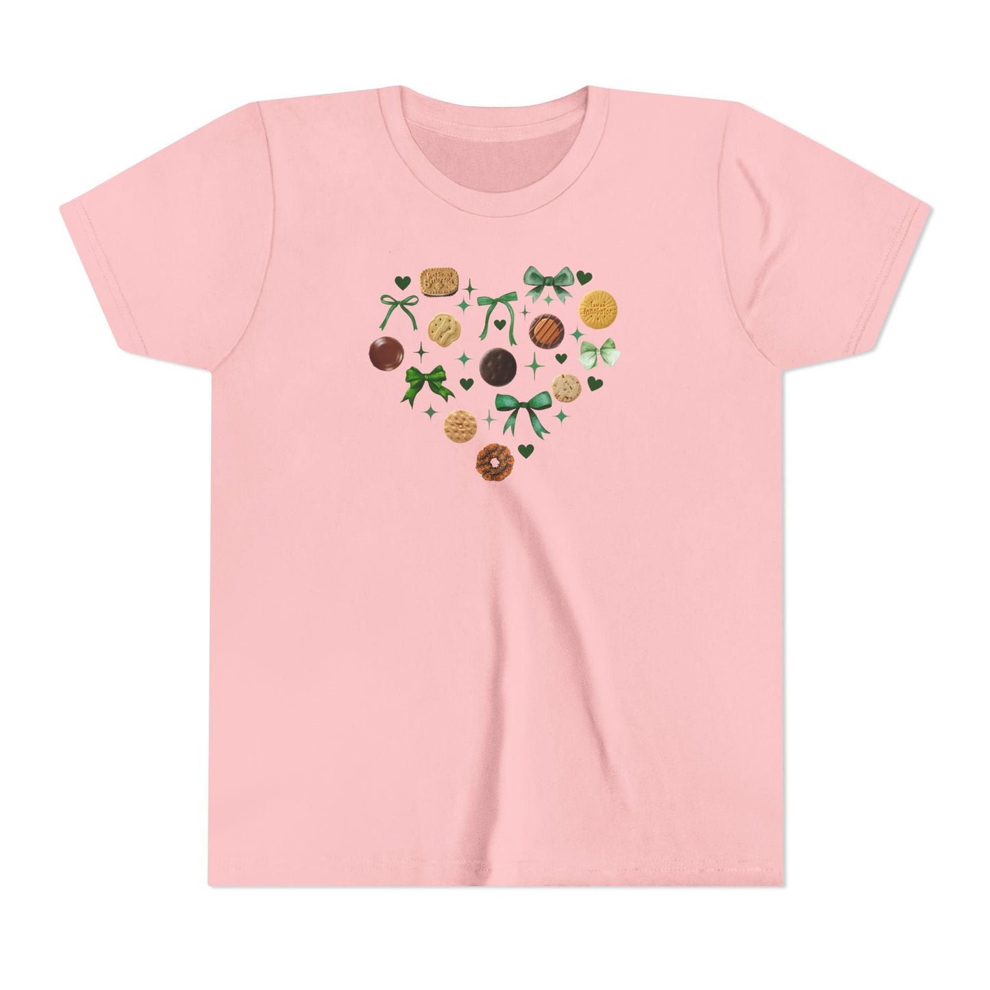 Girl Scout Heart Tee - Sweet Success! 💚🍪 Youth Tee - Whippie's