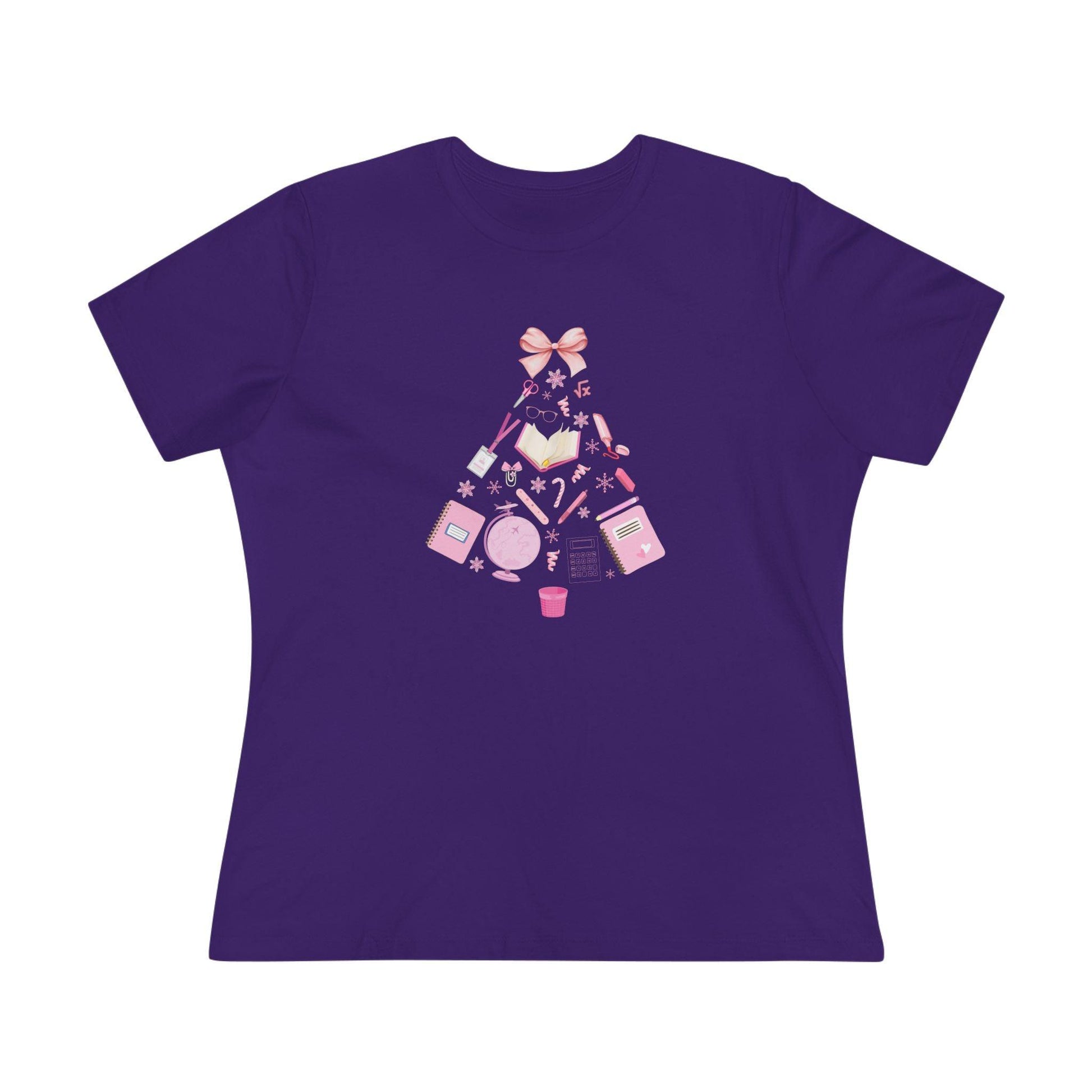 Santa's Favorite Teacher - A Sparkling Christmas in the Classroom! 🎄✨ Women's Softstyle T-shirt - Whippie's