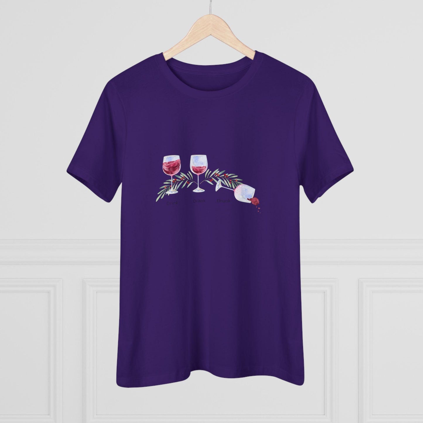 Drink, Drank, Drunk - Christmas Edition - 'Tis the Season to be Tipsy! 🍷🎄 - Women's Softstyle Tee - Whippie's