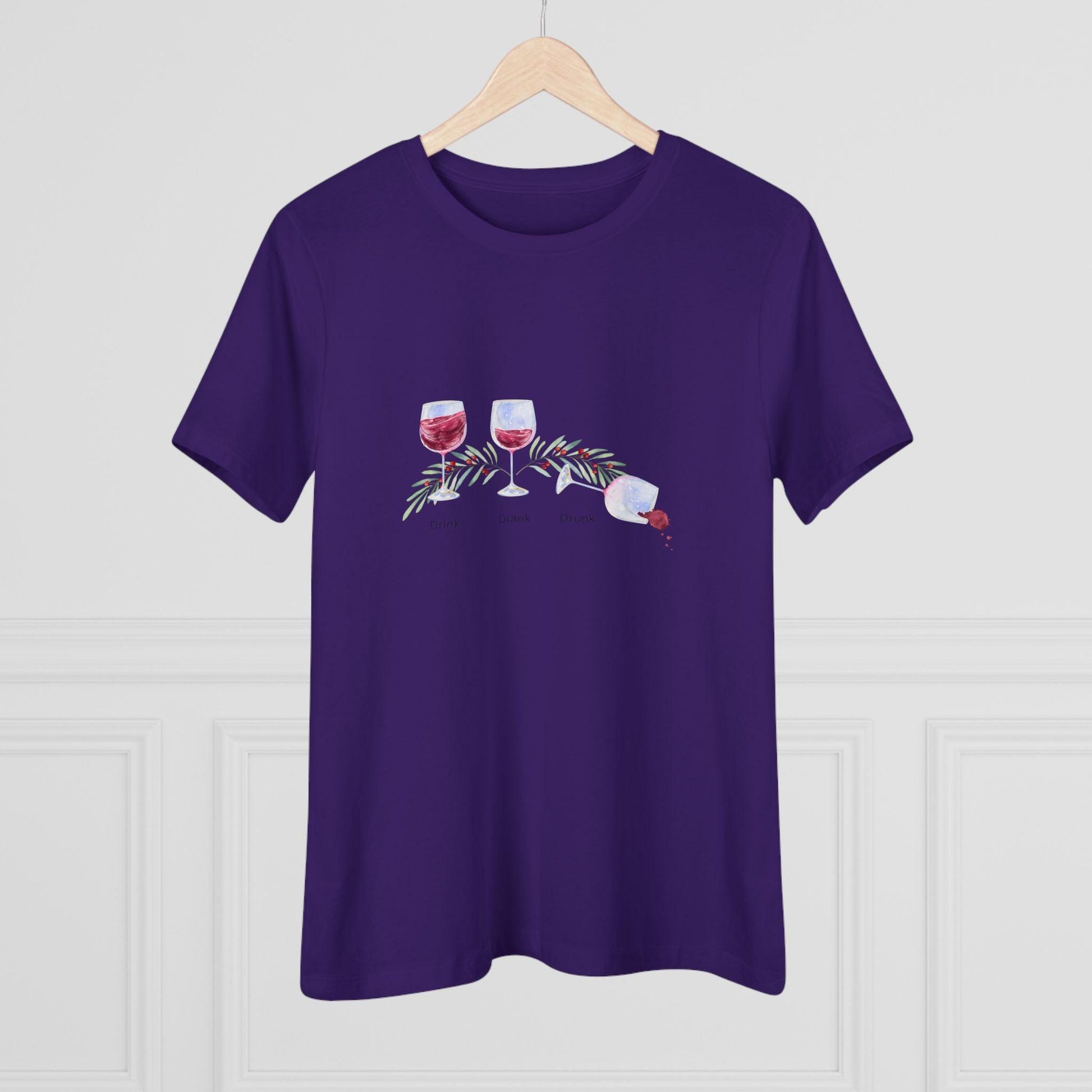 Drink, Drank, Drunk - Christmas Edition - 'Tis the Season to be Tipsy! 🍷🎄 - Women's Softstyle Tee - Whippie's