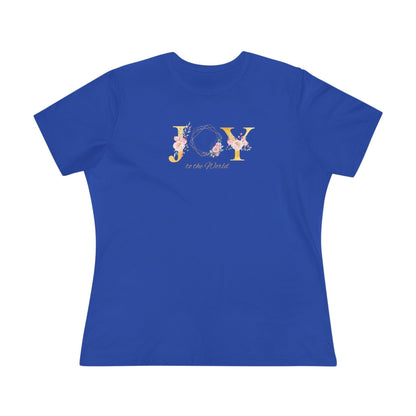 JOY to the World Women's Softstyle T-Shirt 🎄🌎💐 ✨ - Whippie's