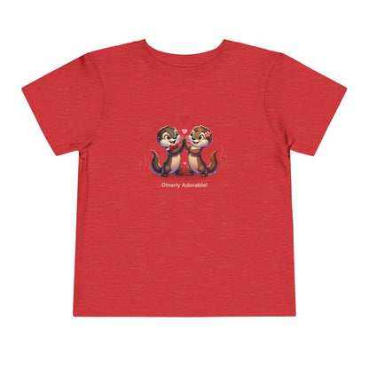 Otterly Adorable Toddler T-Shirt - Cuteness Overload! 💖🦦 - Whippie's