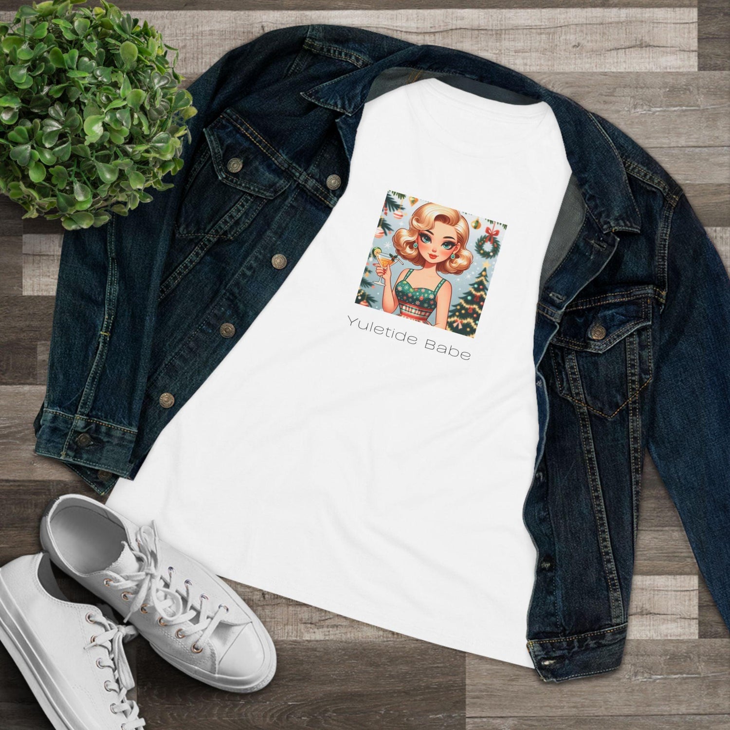 Yuletide Babe - Women's Softstyle Tee - Whippie's