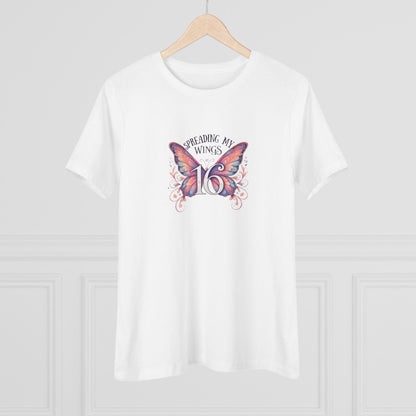 Spread My Wings at 16 - Soaring into a New Chapter 🦋 - Women's Softstyle Tee - Whippie's