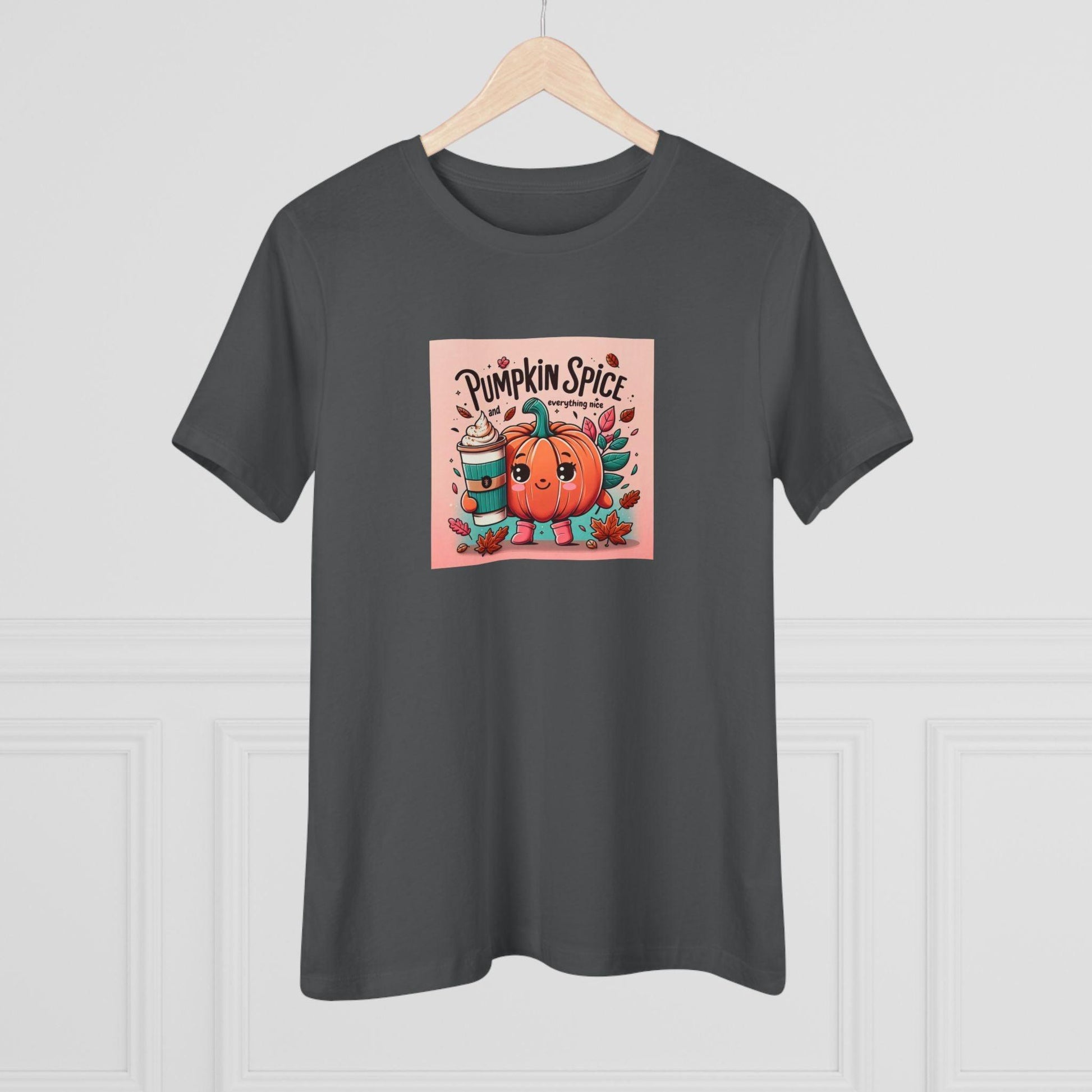 Cute Pumpkin: Pumpkin Spice and Everything Nice - Women's Softstyle Tee - Whippie's