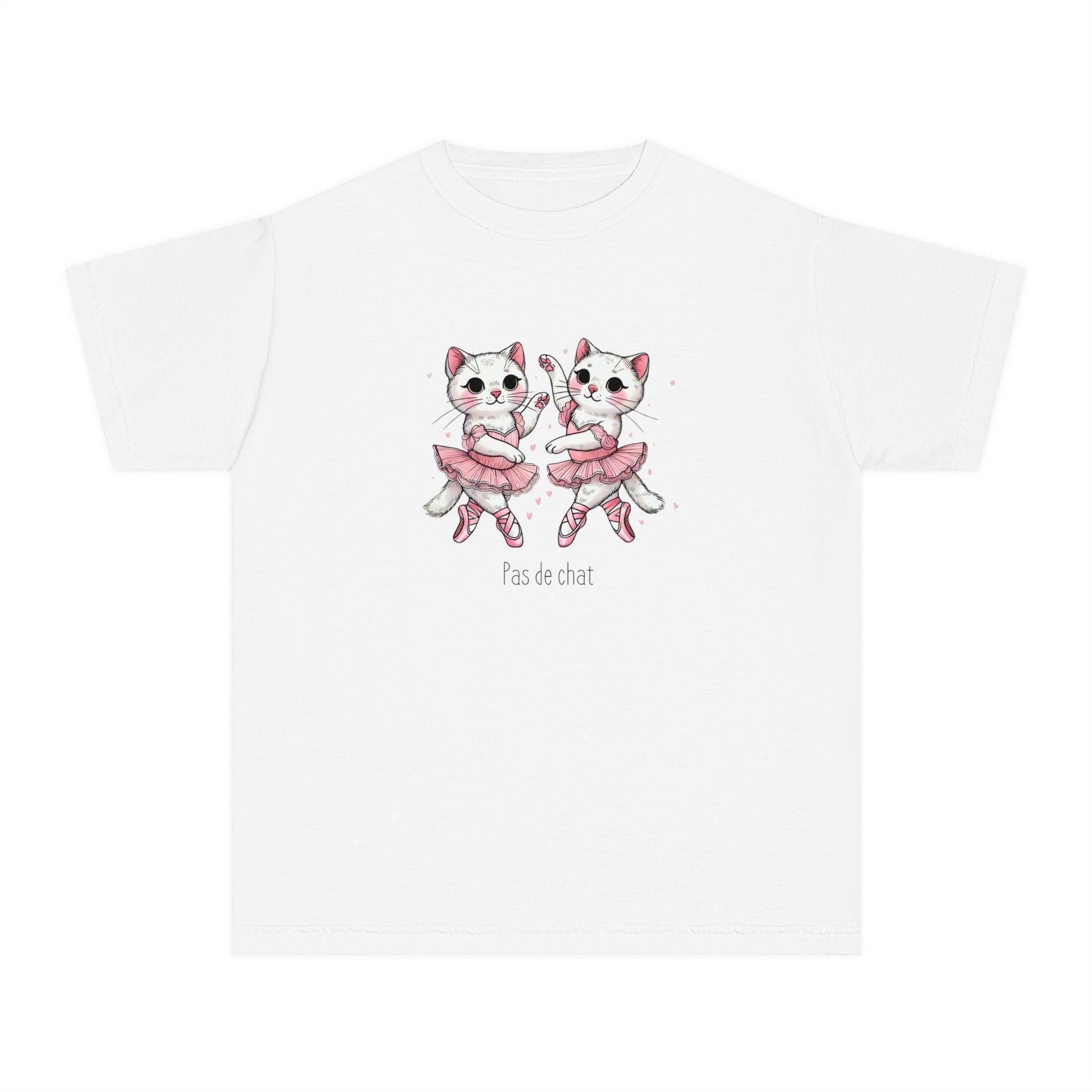 🐈‍⬛ Pas de Chat 🩰 Youth Midweight Tee ✨ - Whippie's