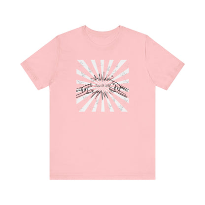 Juneteenth: Celebrating Freedom, Inspiring Peace Unisex Tee