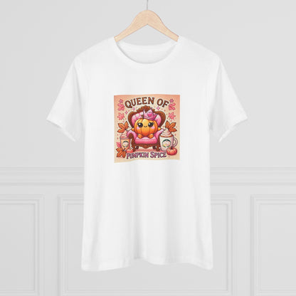Queen of Pumpkin Spice - Women's Softstyle Tee - Whippie's