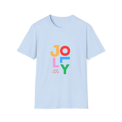 Jolly & Joyful: A Christmas Explosion of Cheer 🎄🎉- Unisex Softstyle T-shirt - Whippie's