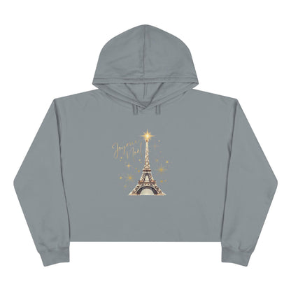 ✨ Joyeux Noël - Women's Cropped Hoodie 🗼 - Whippie's