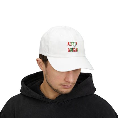 Merry and Bright - Embroidered Baseball Cap 🌈✨ - Whippie's