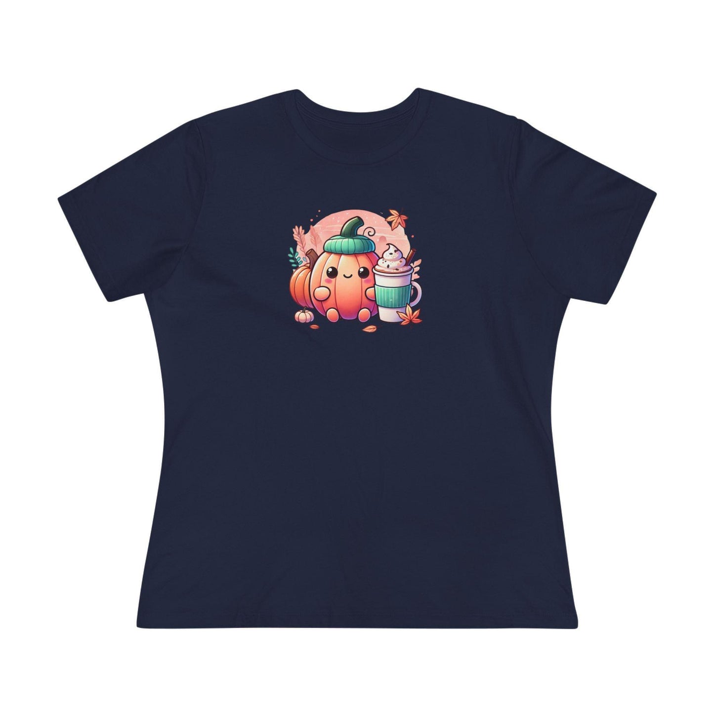 Cute Pumpkin - Pumpkin Spice Latte - Women's Softstyle Tee - Whippie's
