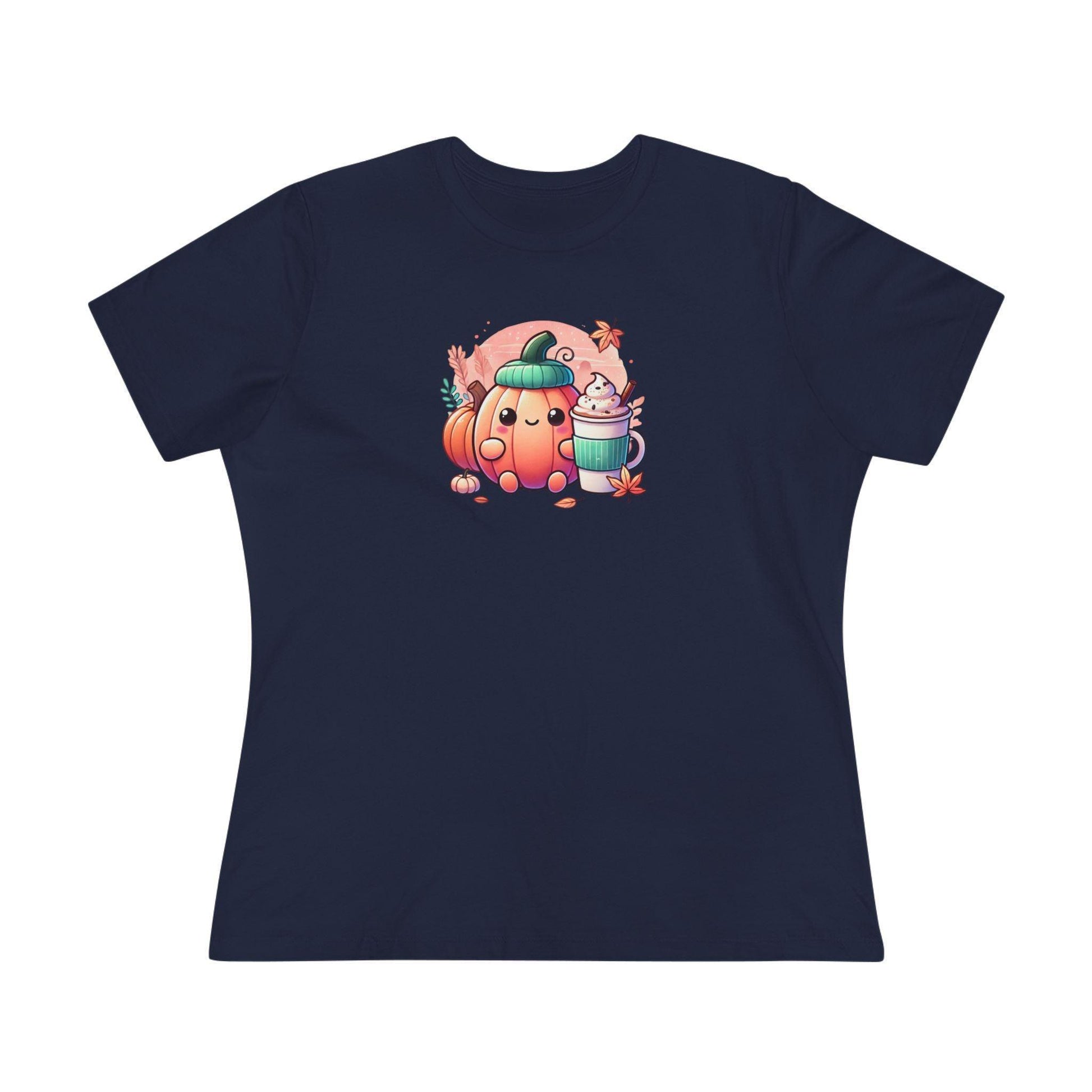 Cute Pumpkin - Pumpkin Spice Latte - Women's Softstyle Tee - Whippie's