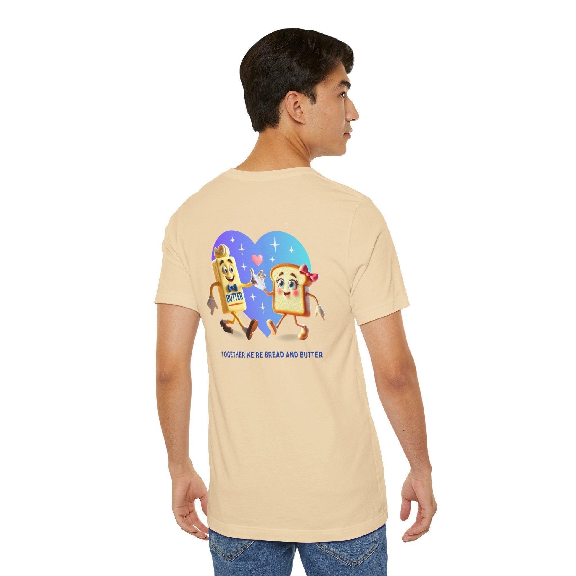 🍞 You're the Bread to My Butter! 🧈 Unisex Jersey Tee ✨ The perfect match! - Personalizable - Whippie's
