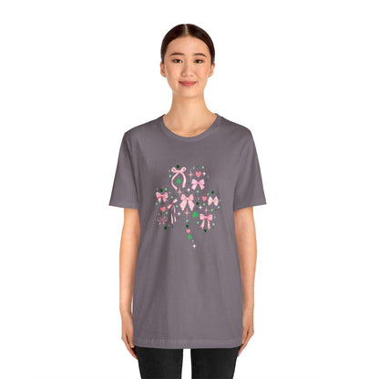 Shamrock Sparkle Unisex Jersey Tee - ☘️💖 Shine Bright this St. Patrick's Day! 💖☘️ - Whippie's