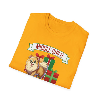 Middle Child, The Favorite 🎁🐶 Pomeranian - Unisex Tee! 🎁👑 - Whippie's