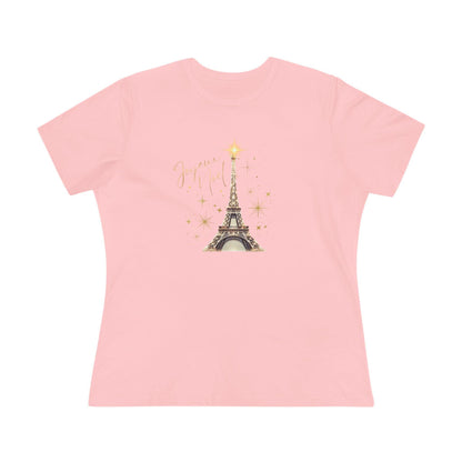 ✨ Joyeux Noël Women's Tee 🗼 A touch of Parisian elegance. - Whippie's