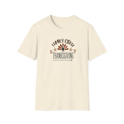 Thanksgiving Family Crew - Gobble 'Til You Wobble with Your Favorite Crew! 🦃🍁 Unisex T-Shirt - Whippie's