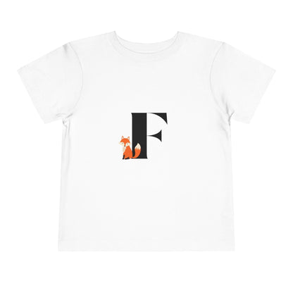 Alphabet Adventures: Letter F - Fox Toddler T-shirt - Whippie's