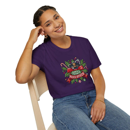 Santa's Favorite School Police Officer Unisex Tee 👮🎅 - Whippie's
