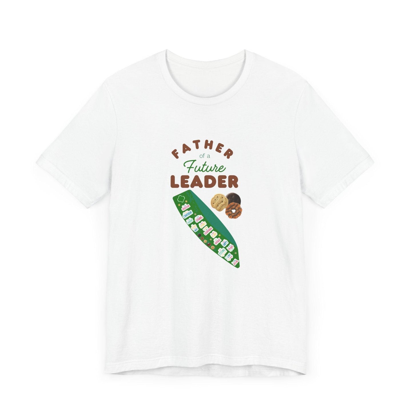Father of a Future Leader - Unisex Jersey Tee - Smart, Brave, & Cookie-Powered! - Whippie's