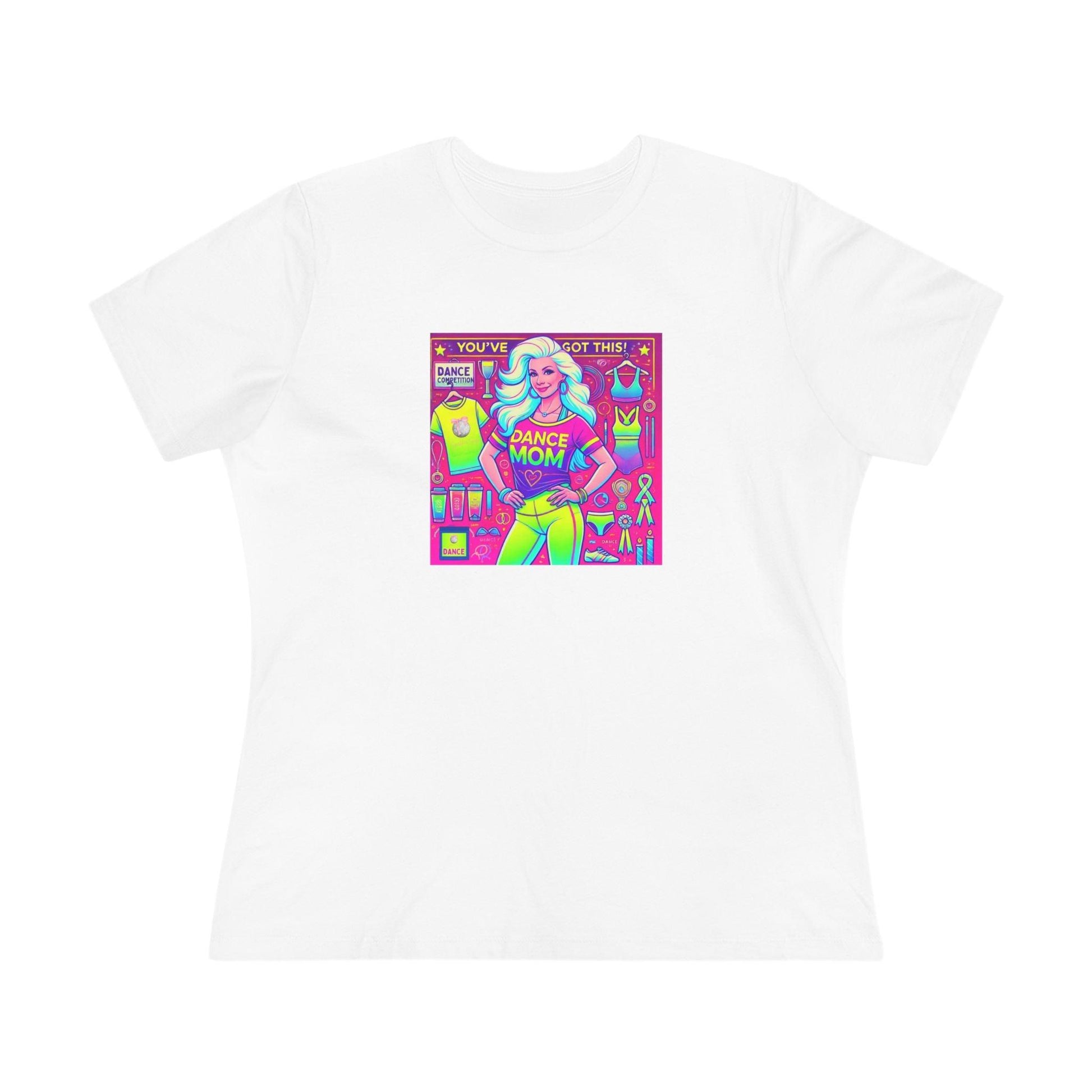 Dance Mom Magic (White Hair) - A Colorful Celebration 🌈 - Women's Softstyle Tee - Whippie's