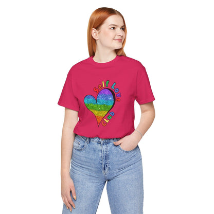 ❤️‍🔥 Self Love Club 🌈 Unisex Tee ✨ Join the club, love yourself! - Whippie's
