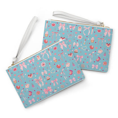 Pretty in Pink Clutch Bag - 🎀 Carry Your Essentials in Style! 🎀 - Whippie's