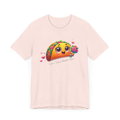 🌮 Let's Taco 'Bout Love 💖 Unisex Jersey Tee ✨ Spread the love this Valentine's Day! - Whippie's