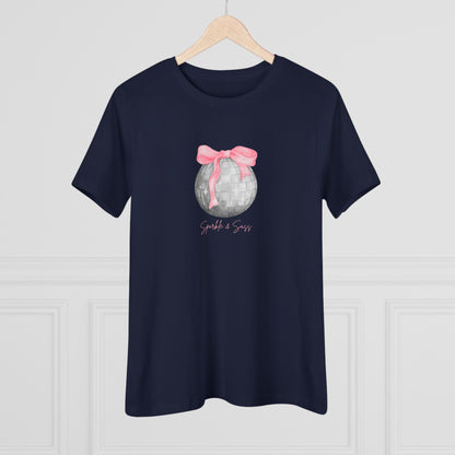 Sparkle & Shine Disco Ball Women's Softstyle Tee - Dance the Night Away! ✨ - Whippie's