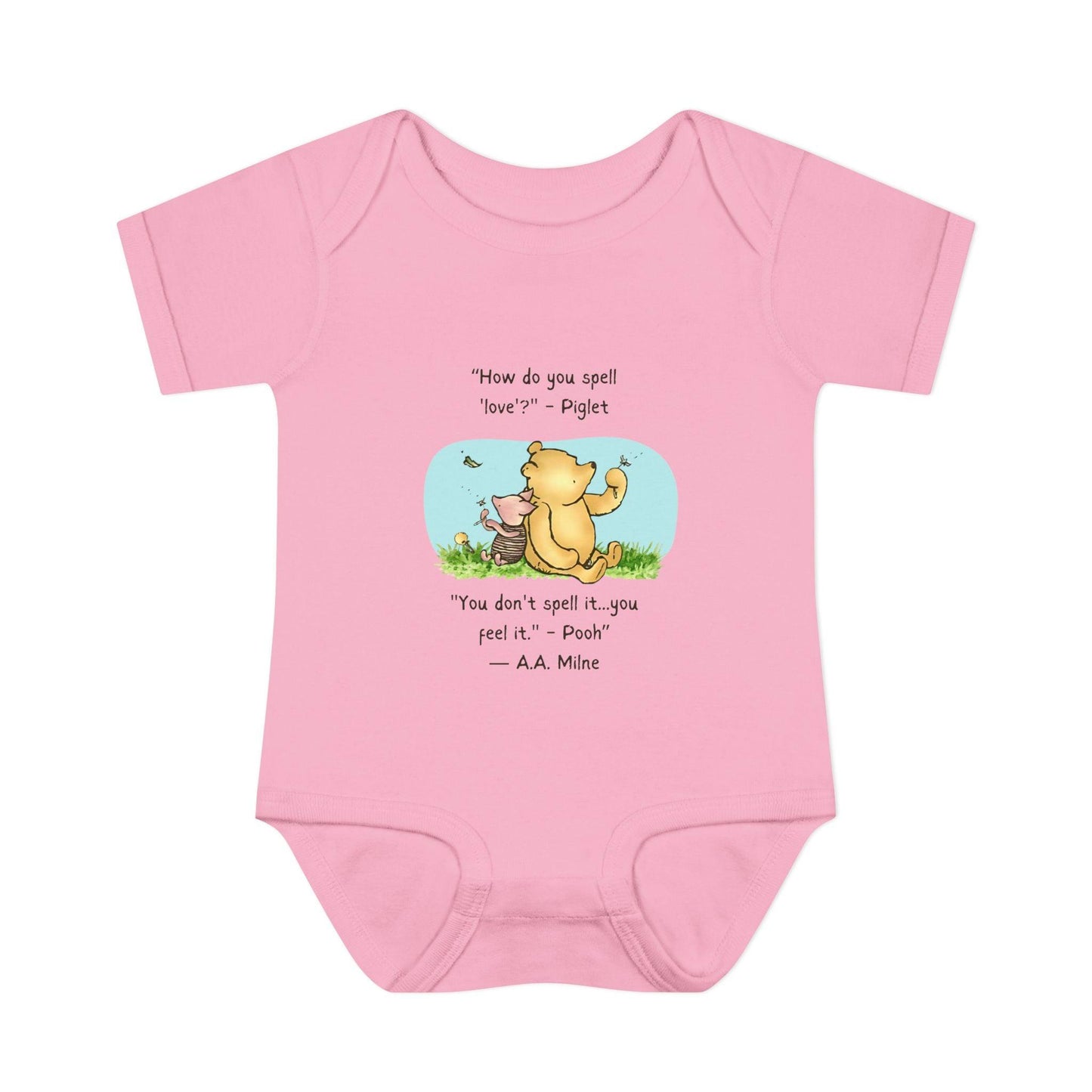 How Do You Spell Love? Baby Onesie - Feel the Love! 🍯❤️ - Whippie's