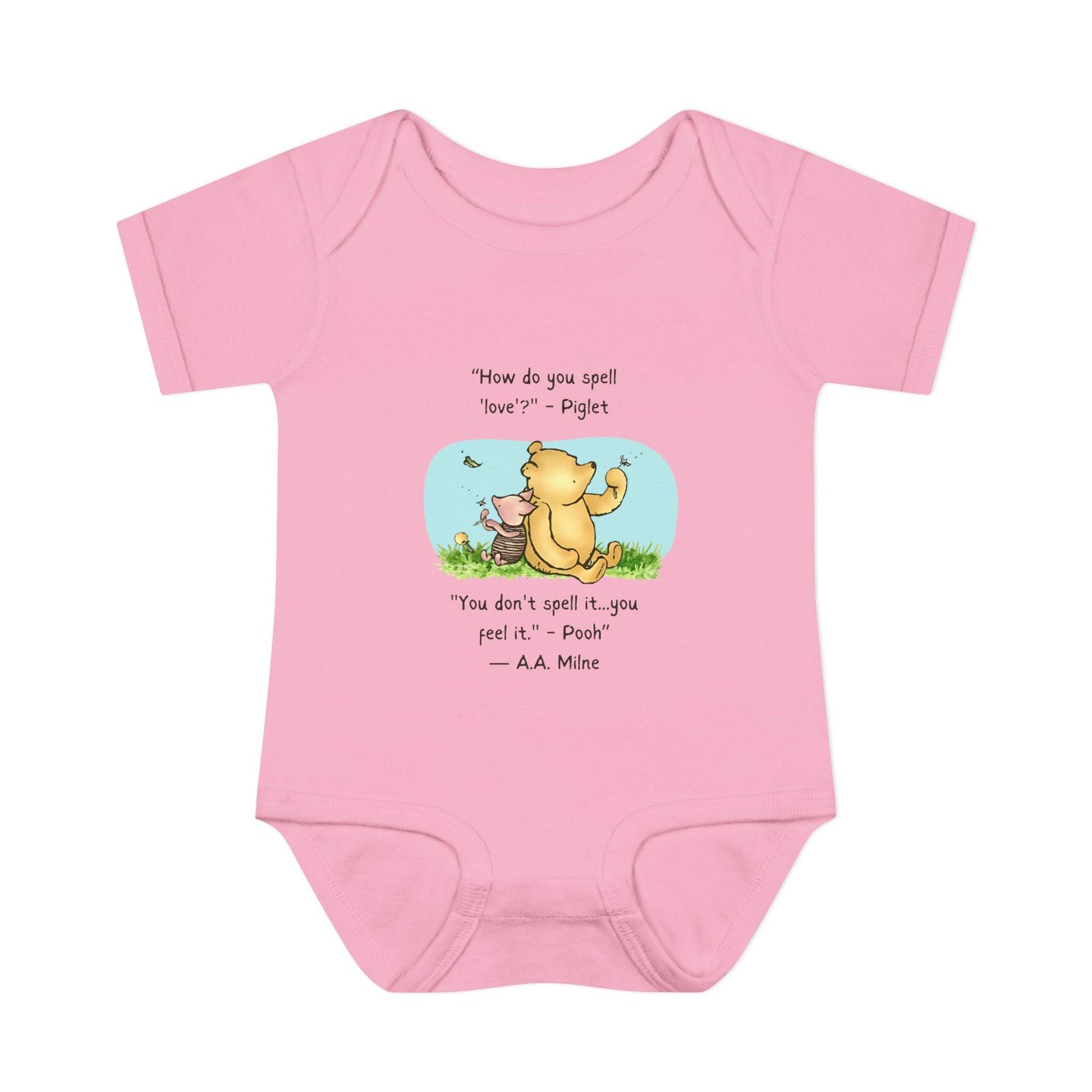 How Do You Spell Love? Baby Onesie - Feel the Love! 🍯❤️ - Whippie's