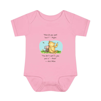 How Do You Spell Love? Baby Onesie - Feel the Love! 🍯❤️ - Whippie's