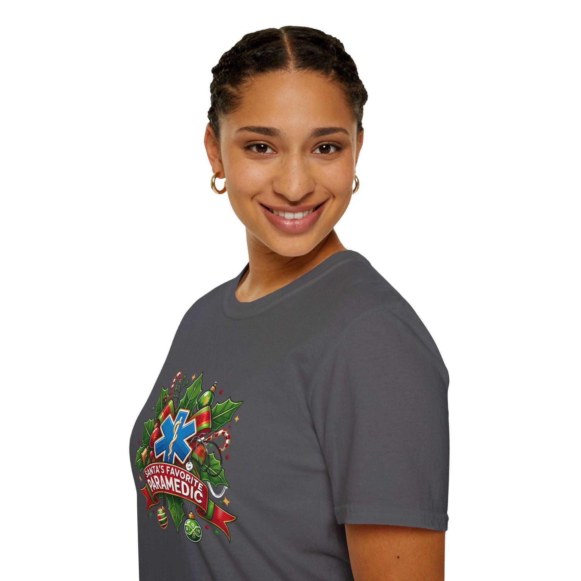 Santa's Favorite Paramedic Unisex Tee 🚑🎅 - Whippie's