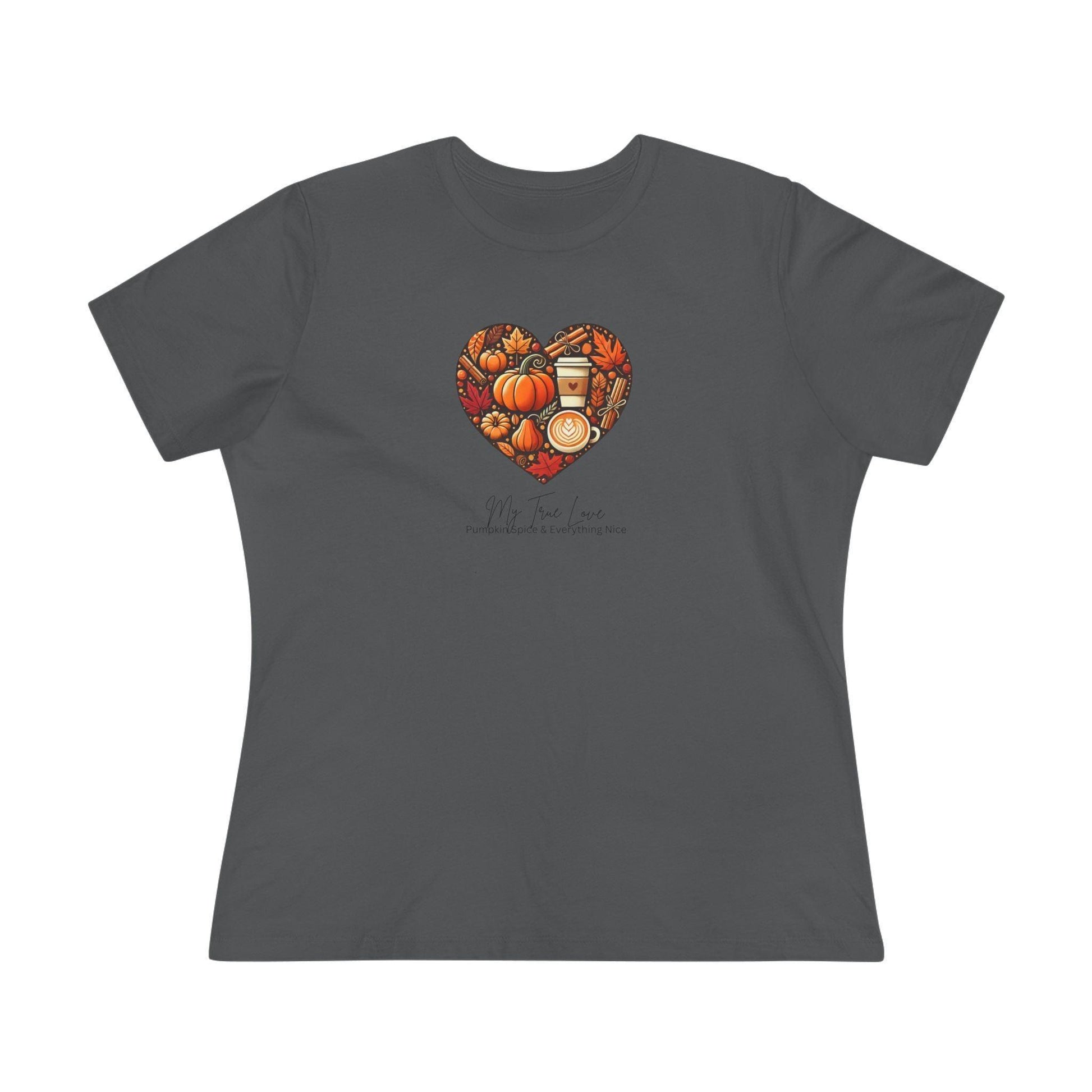 My True Love, Pumpkin Spice and Everything Nice - Women's Softstyle Tee - Whippie's