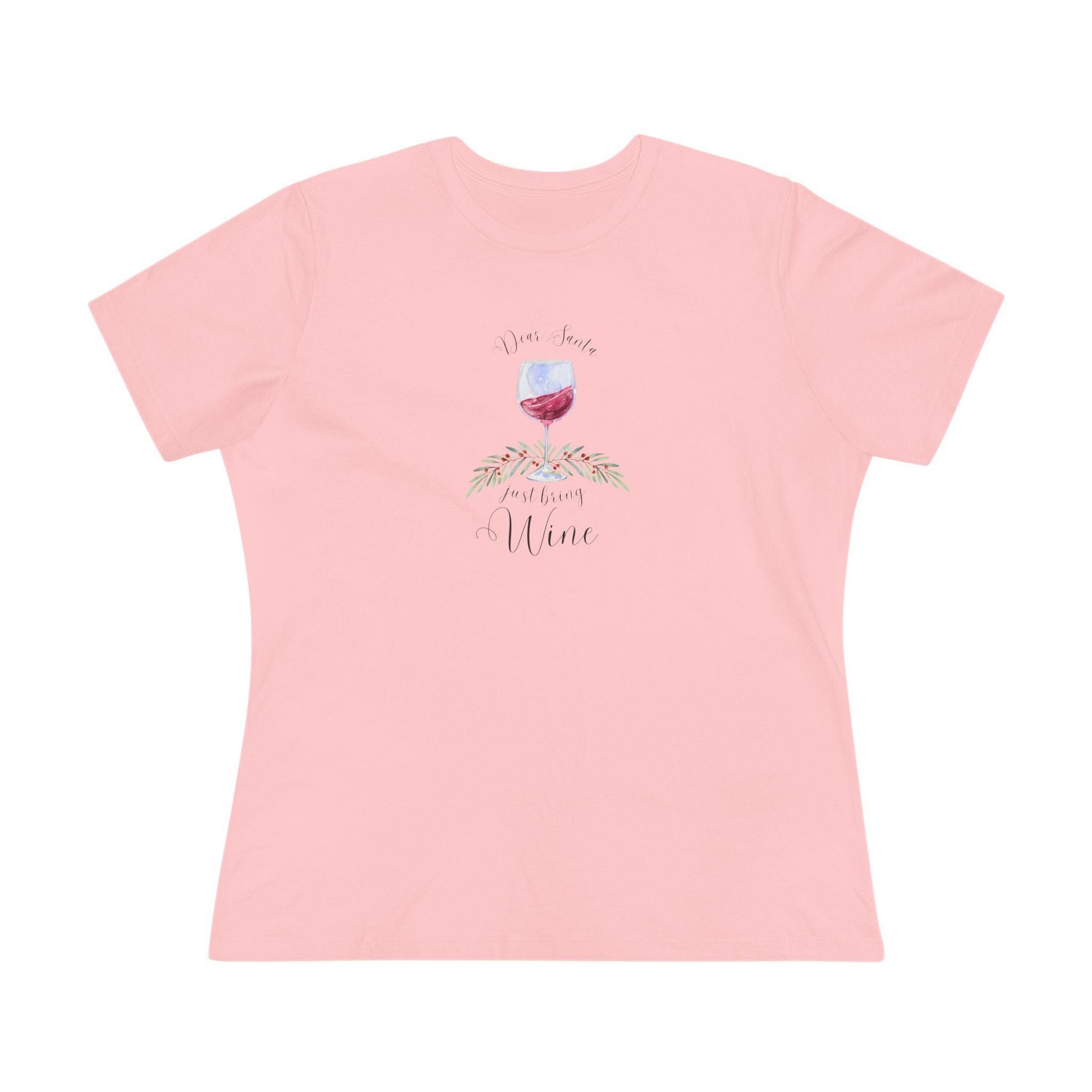 🍷💌 Dear Santa, Just Bring Wine 🎅🎄 - Women's Softstyle Tee - Whippie's
