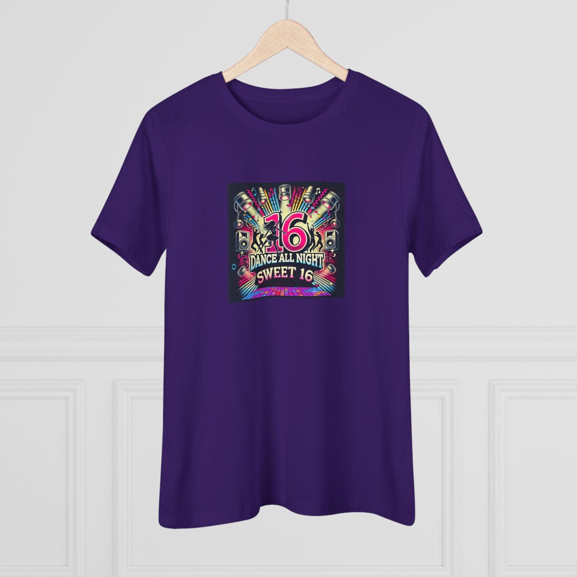 Dance All Night Sweet Sixteen - Party Time! 🎉 - Women's Softstyle Tee - Whippie's