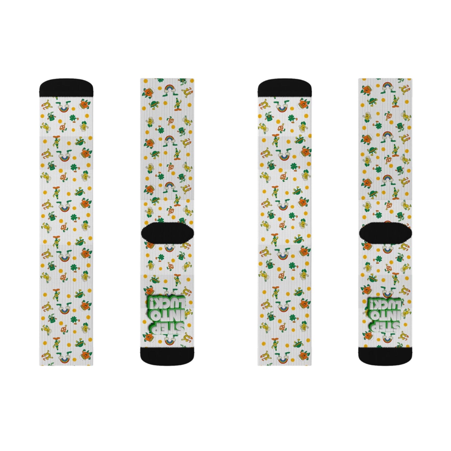 Lucky Charm St. Patrick's Day Socks - Step into Luck! 🍀🌈💰 - Whippie's
