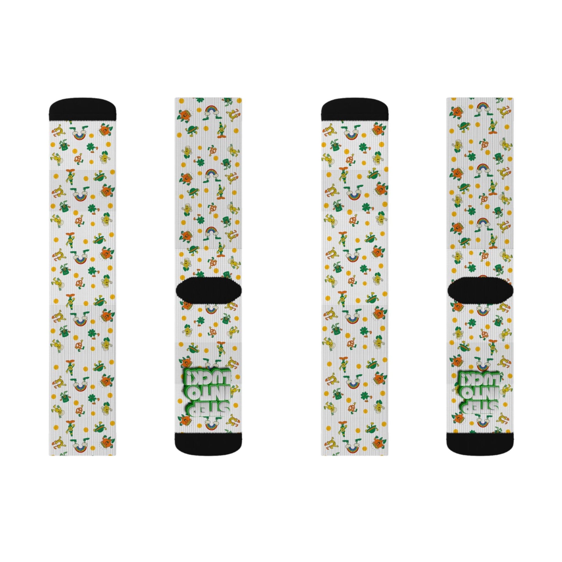 Lucky Charm St. Patrick's Day Socks - Step into Luck! 🍀🌈💰 - Whippie's