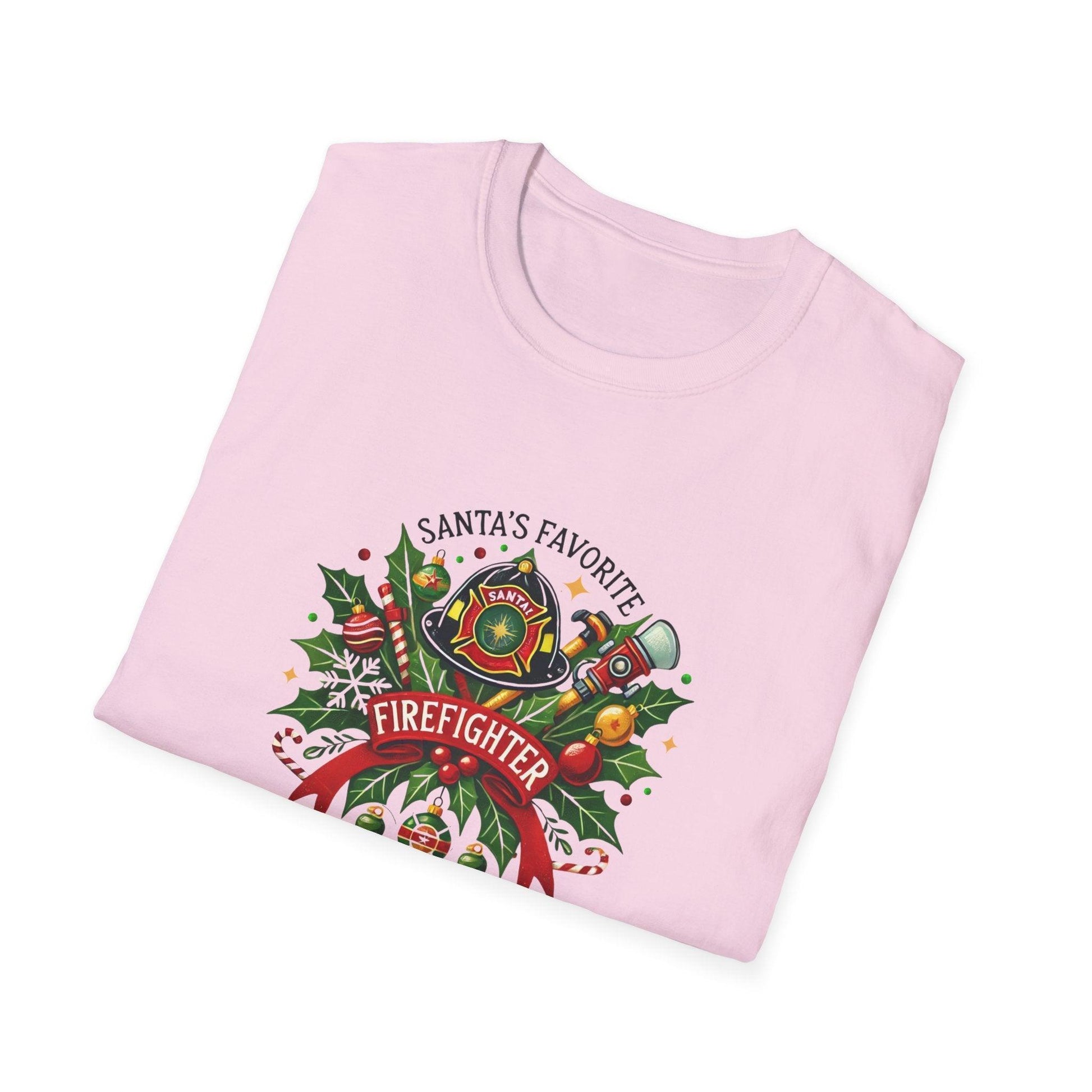 Santa's Favorite Firefighter Unisex Tee 🔥🎅 - Whippie's