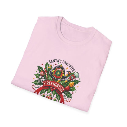 Santa's Favorite Firefighter Unisex Tee 🔥🎅 - Whippie's